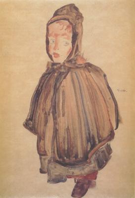 Egon Schiele Girl with Hood (mk12)